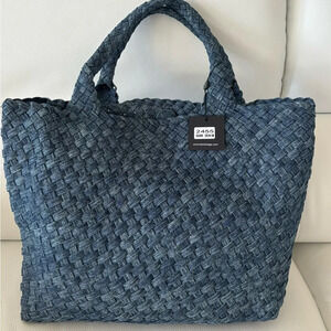 Large denim tote